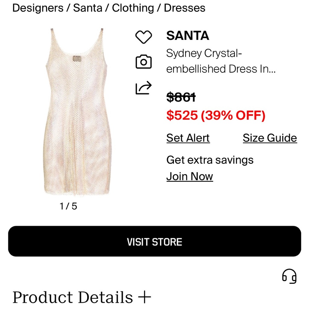 Santa Brands Sydney dress - Picture 2 of 10